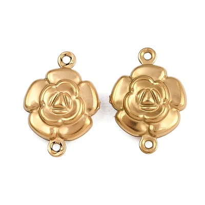 304 Stainless Steel Connector Charms STAS-L297-04G-1