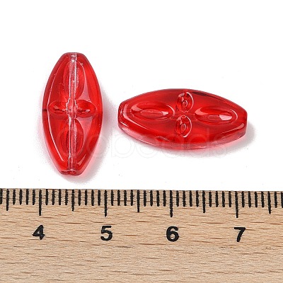 Transparent Glass Beads DGLA-E004-14B-1