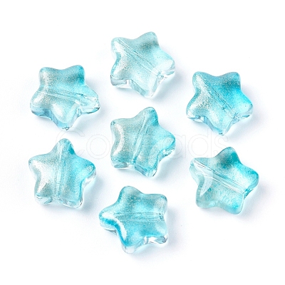 Electroplate Glass Beads X-EGLA-E059-G-1