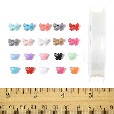 131.1G 23 Styles Opaque Acrylic Beads SACR-FS0001-45-1