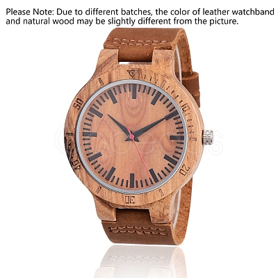 Zebrano Wood Wristwatches WACH-H036-30-1