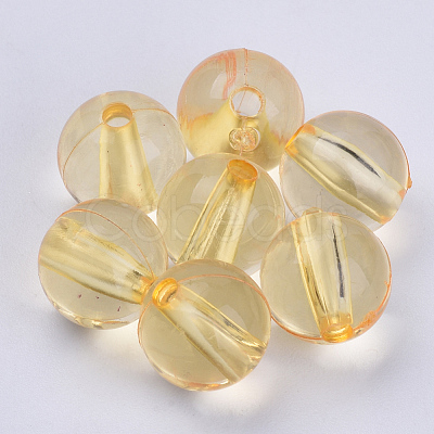 Transparent Acrylic Beads X-TACR-Q255-10mm-V-1