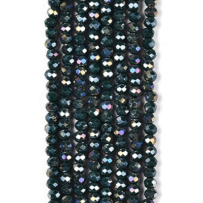 Electroplate Glass Beads Strands EGLA-A044-P3mm-B12-1