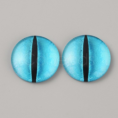 Luminous Self Adhesive Glass Eyes Cabochons DIY-WH0304-941C-36-1