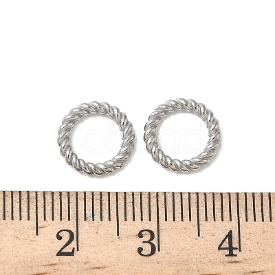 304 Stainless Steel Twisted Ring Linking Rings STAS-L300-005C-P-1