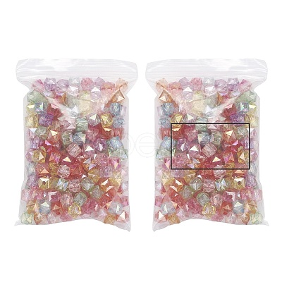 200Pcs Transparent Acrylic Beads TACR-YW0001-23-1