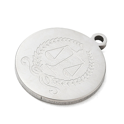 201 Stainless Steel Pendants SA-CBA3D3A-05P-24-1