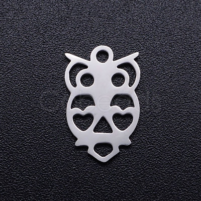 Tarnish Resistant 201 Stainless Steel Hollow Charms STAS-Q201-JN275-1-1