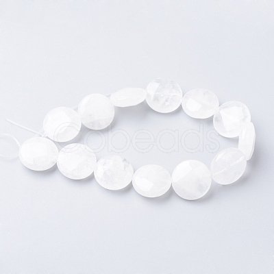 Natural Quartz Crystal Bead Strands X-G-R405-16mm-04-1