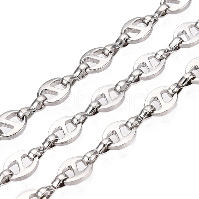 Iron Coffee Bean Link Chains CH-T005-10P-1
