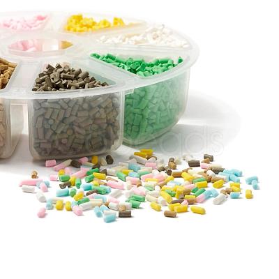 8000Pcs 8 Colors Handmade Polymer Clay Sprinkles CLAY-YW0001-13B-1