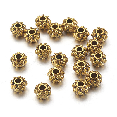 Tibetan Style Spacer Beads LS-GLF0914Y-NF-1