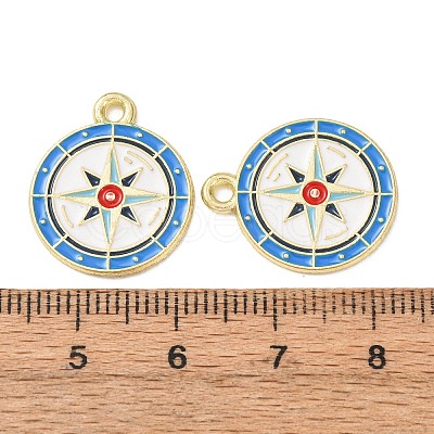 Ocean Alloy Enamel Pendants ENAM-B041-01N-1