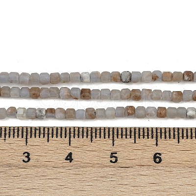 Natural Angelite Beads Strands G-RM2025-D45-2x2mm-1