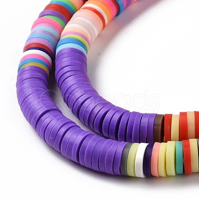 Handmade Polymer Clay Bead Strands CLAY-C003-04I-1