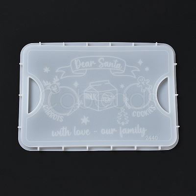 DIY Tray Plate with Handle Silicone Molds DIY-I099-61-1