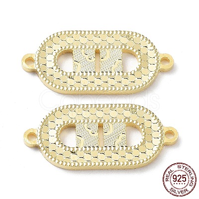 925 Sterling Silver Connector Charms STER-C003-24G-1