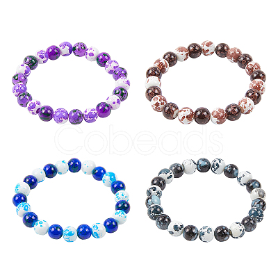 Gemstone Beads G-NB0001-37-8mm-1