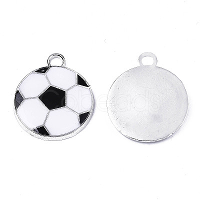 30Pcs Eco-Friendly Alloy Enamel Hollow Pendants FIND-SC0004-59-1