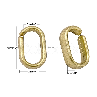 Opaque Spray Painted Acrylic Linking Rings LS-OACR-S021-65A-B01-1