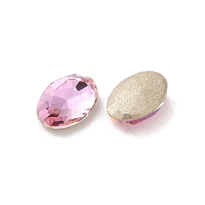 Glass Rhinestone Cabochons RGLA-P037-08A-D223-1