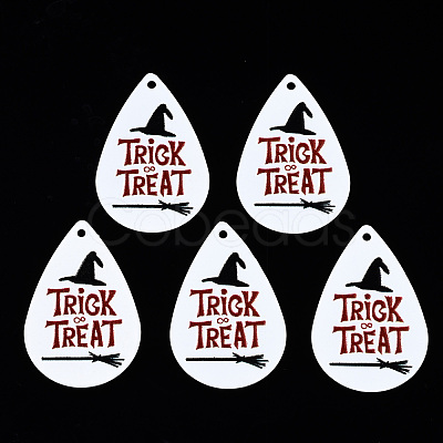 Spray Painted Iron Pendants IFIN-T016-69-1