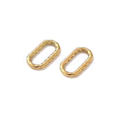 304 Stainless Steel Twisted Linking Rings STAS-L300-006E-G-1