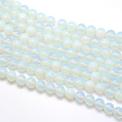 Opal Round Beads Strands X-G-O047-08-8mm-1