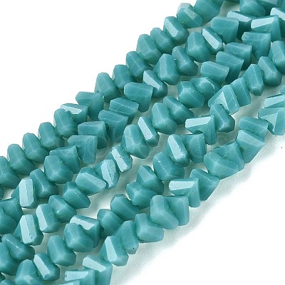 Opaque Glass Beads Strands GLAA-N019-3mm-19-1