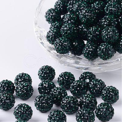 Pave Disco Ball Beads RB-H258-10MM-205-1