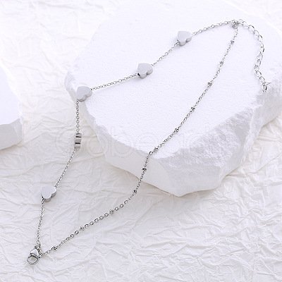 Stainless Steel Double Layer Bracelets WA9104-1