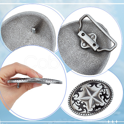 Zinc Alloy Buckles FIND-GF0009-21B-1