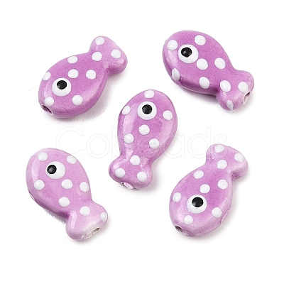 Handmade Porcelain Beads PORC-B009-03F-1