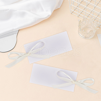 50Pcs Blank Rectangle White Paper Gift Tags CDIS-CN0001-03B-1