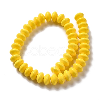 Glazed Porcelain Beads PORC-E017-02G-1