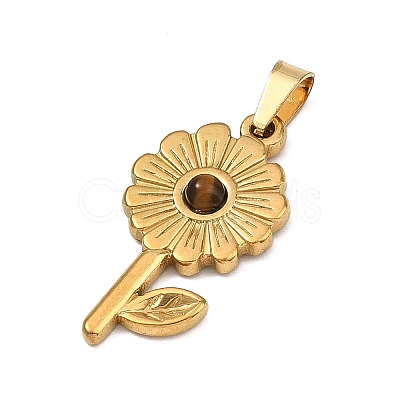 Natural Tiger Eye Pendants GG-CBA97F4-01G-10-1