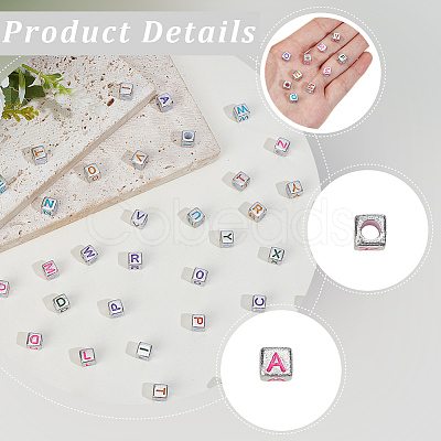 880Pcs Opaque Acrylic Beads OACR-PA0001-87-1