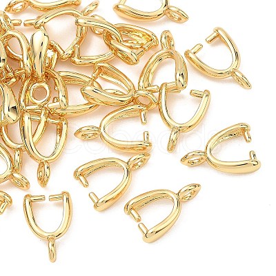 SHEGRACE Brass Ice Pick Pinch Bails XGRQ1U145-371G-1