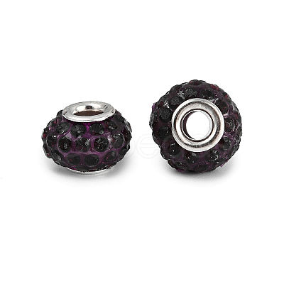Resin Rhinestone Beads CPDL-H001-10x7mm-3-1