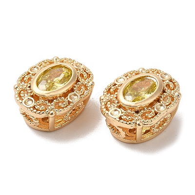 Brass with Glass Multi-Strand Links KK-B074-15G-05-1