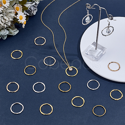 200Pcs 4 Colors Zinc Alloy Linking Rings FIND-PH0024-08-1