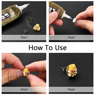 DIY 304 Stainless Steel Stud Earring Making Kits DIY-YW0010-50-1