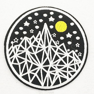 Computerized Embroidery Cloth Iron on/Sew on Patches DIY-O003-27-1
