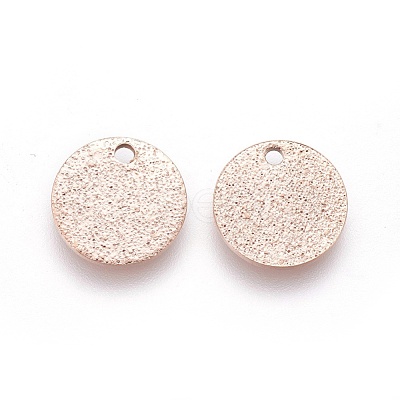 Ion Plating(IP) 304 Stainless Steel Charms STAS-E455-02RG-10mm-1