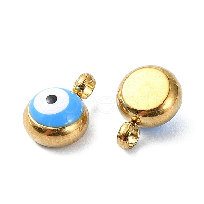 Ion Plating(IP) Real 18K Gold Plated 201 Stainless Steel Charms STAS-L024-020G-02-1