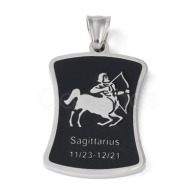 304 Stainless Steel Pendants STAS-O008-01K-1