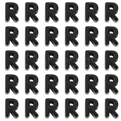 Acrylic European Beads OACR-TAC0013-14R-1