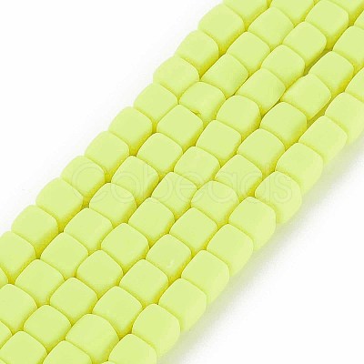 Handmade Polymer Clay Beads Strands X-CLAY-T020-09H-1