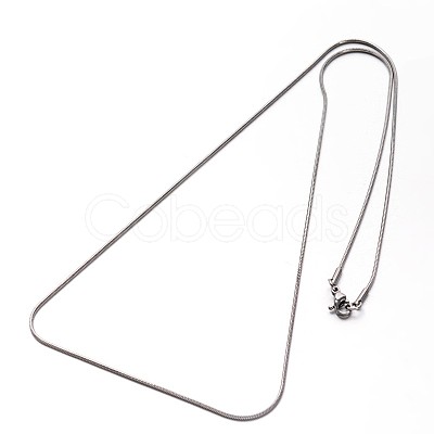 Tarnish Resistant 304 Stainless Steel Snake Chains Necklaces NJEW-O058-22P-1