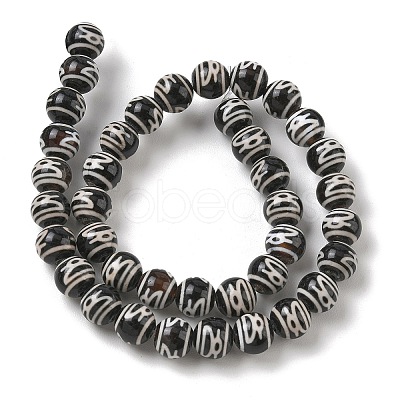 Tibetan Style dZi Beads Strands GG-CBA3DA1-03-1